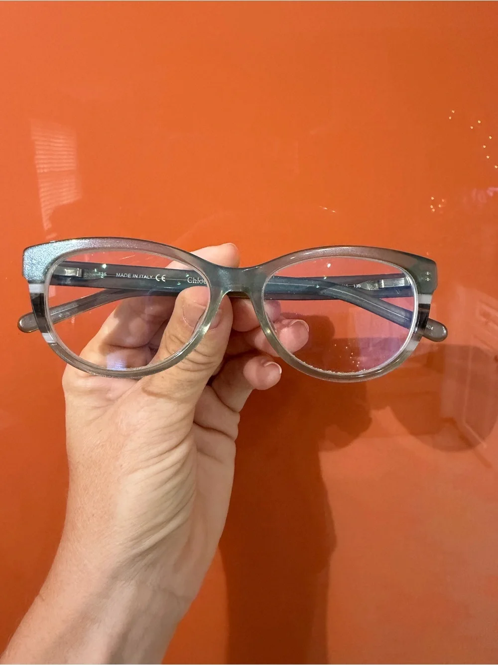 Chloe Gray Blue Eyeglasses
